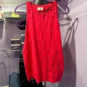 ATHLETA, racerbk, orange, comfy waist